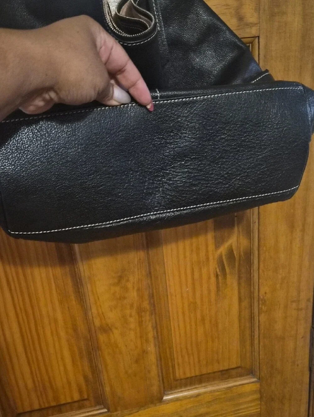 Dooney & Bourke Black Leather Shoulder Hobo Bag